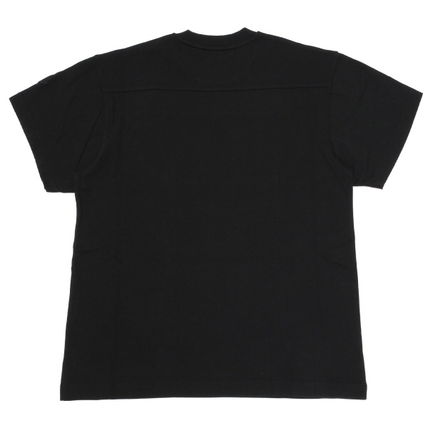 logo print short sleeve tee black