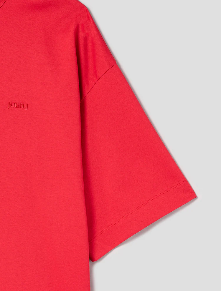 Semi Overfit Short Sleeve T-Shirt - Red