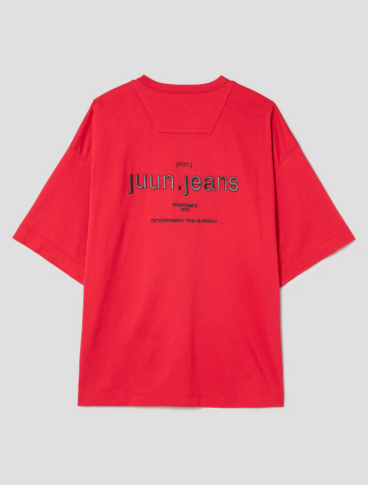 Semi Overfit Short Sleeve T-Shirt - Red