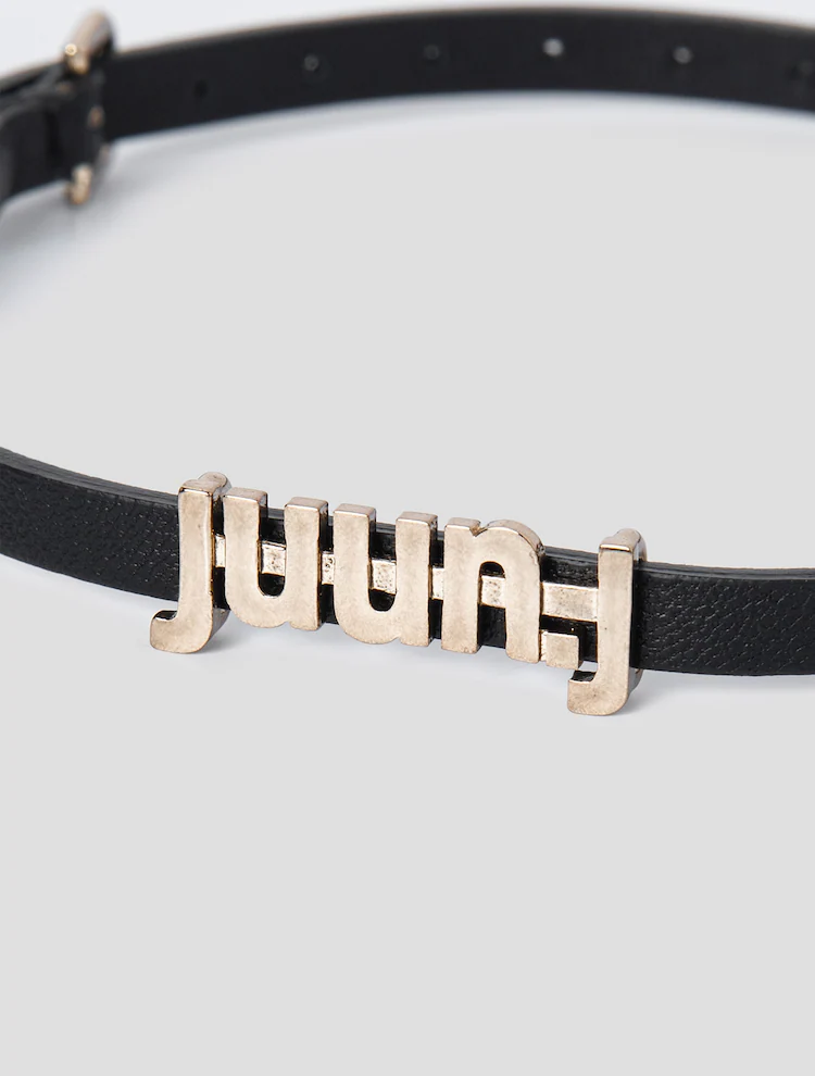 Goldpoint Leather Bracelet - Black/Gold