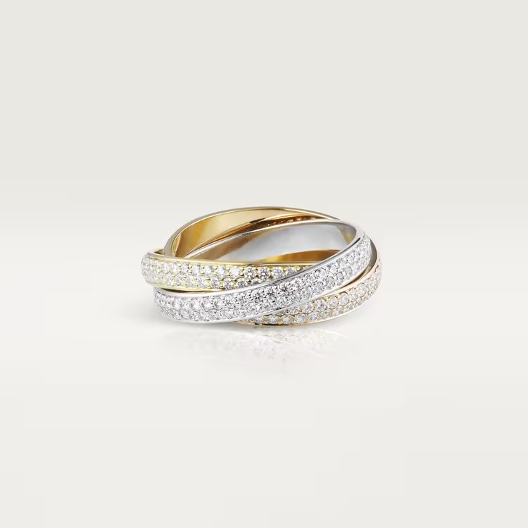 TRINITY RING, SMALL MODEL Gold