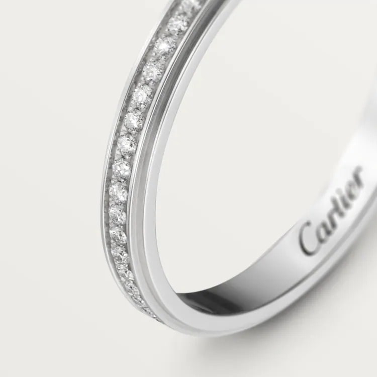 CARTIER D'AMOUR WEDDING RING silver