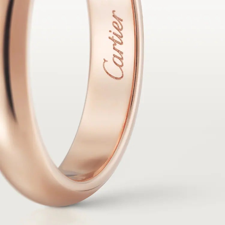 1895 WEDDING BAND pink gold