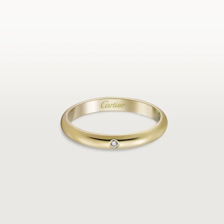1895 WEDDING BAND yellow