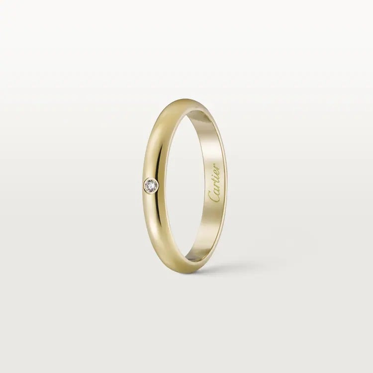 1895 WEDDING BAND yellow