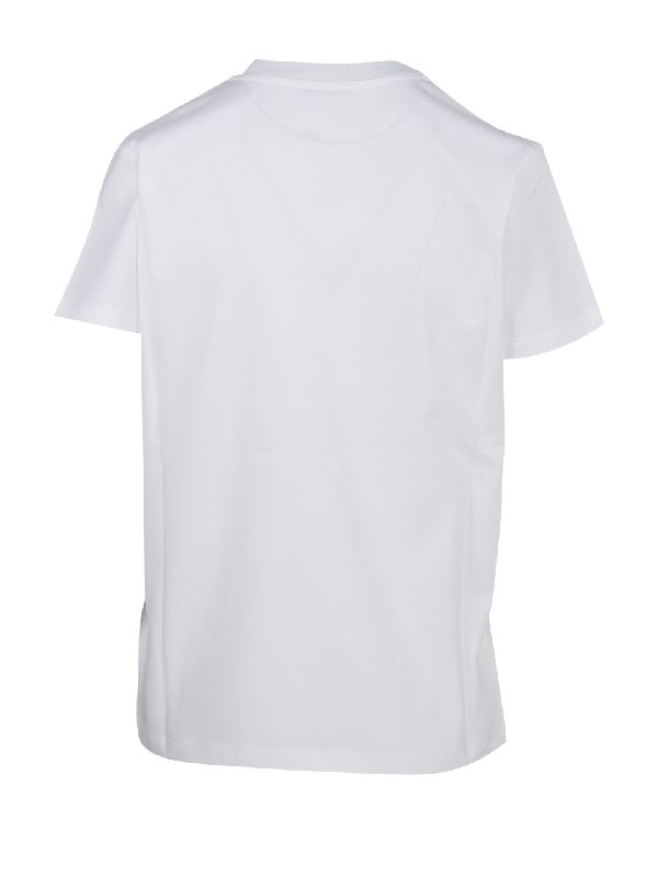 Logo patch embroidered short sleeve tee