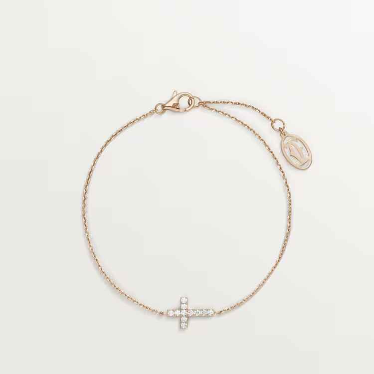 SYMBOL BRACELET pink gold