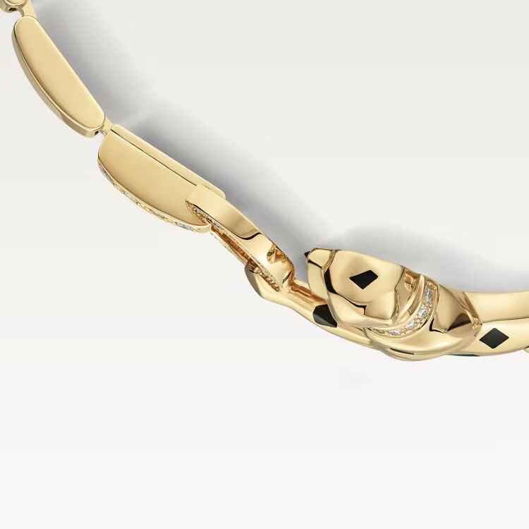 yellow gold PANTHER DE CARTIER BRACELET 