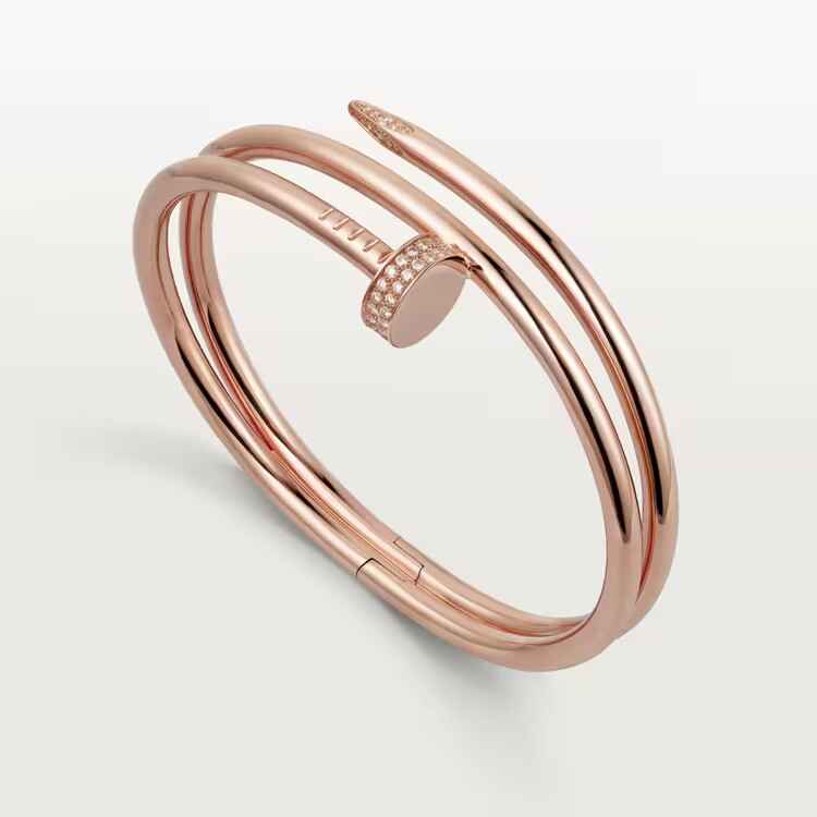 JUSTE UN CLOU BRACELET pink gold, diamonds