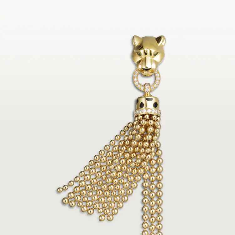 PANTHER DE CARTIER BRACELET yellow gold, diamonds