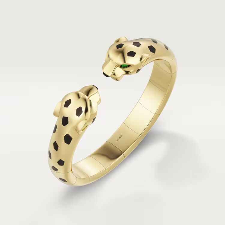 PANTHER DE CARTIER BRACELET 4 tsavorite garnets