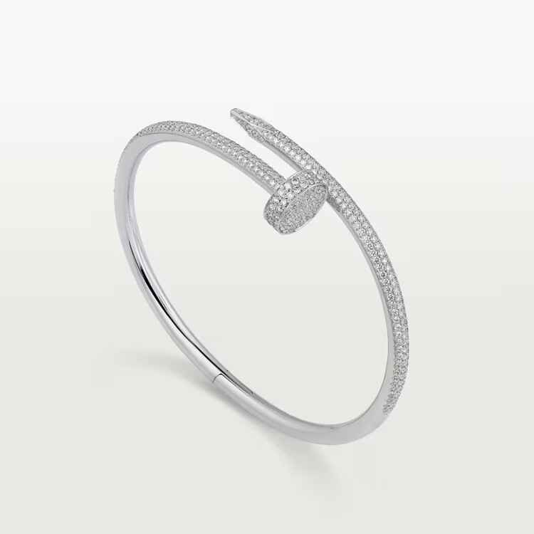 JUSTE UN CLOU BRACELET white gold, set with 374 brilliant-cut diamonds