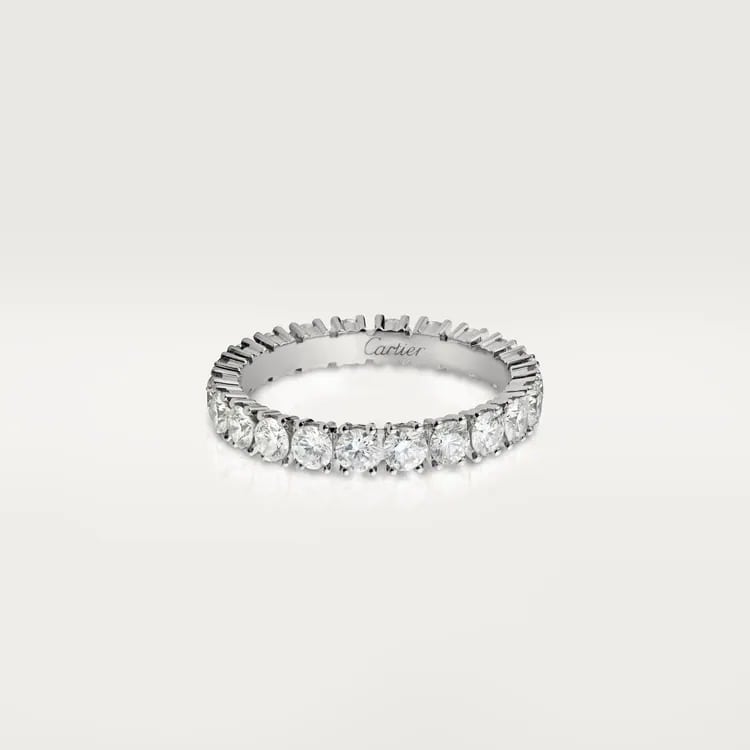 CARTIER DESTINY WEDDING BAND white