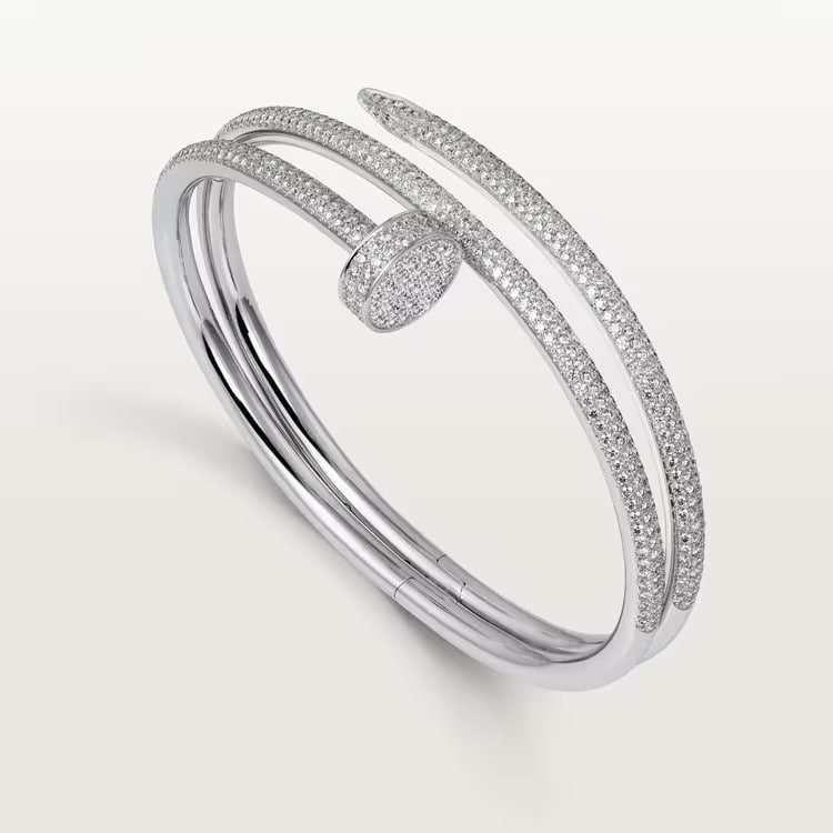 JUSTE UN CLOU BRACELET white gold, set with 624 brilliant-cut diamonds
