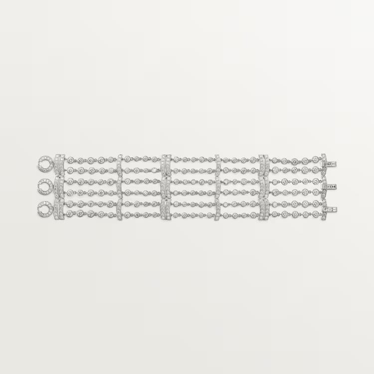 FLEUR DE CARTIER BRACELET white gold 342 brilliant-cut diamonds