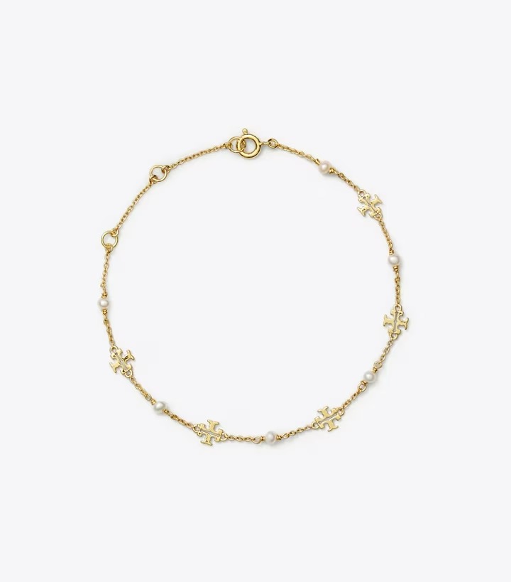 23SSKIRA PEARL DELICATE CHAIN BRACELET