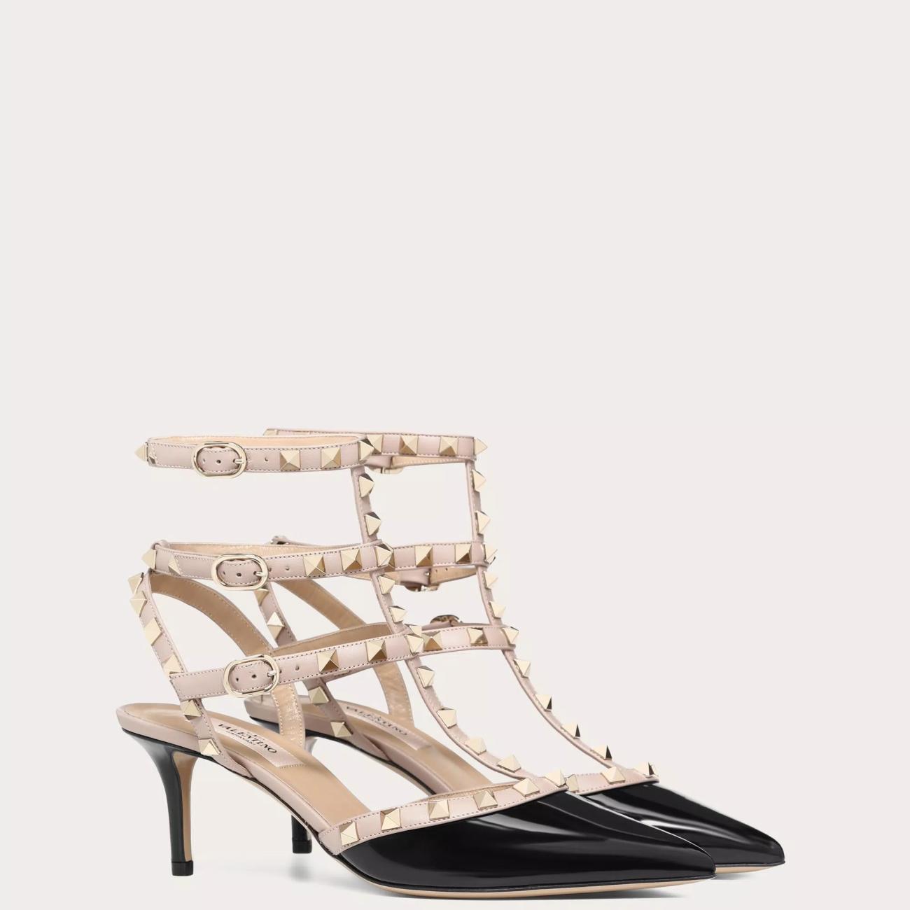 ROCKSTUD CAGE PUMPS 65MM