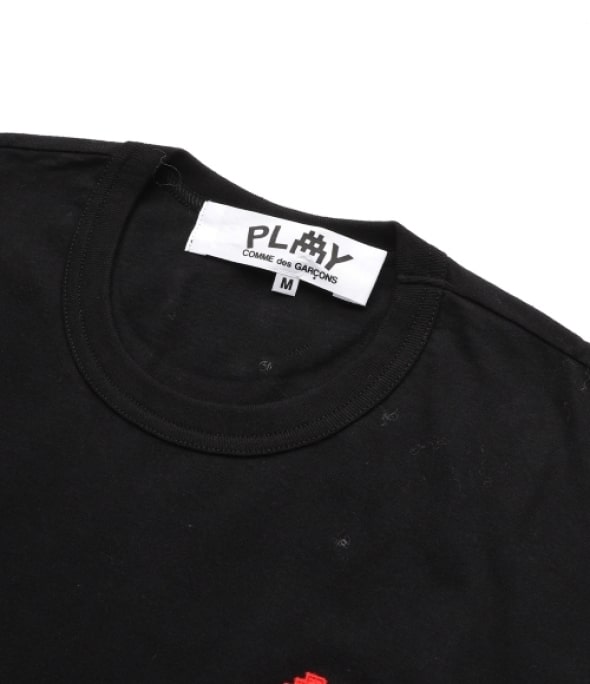 23SS Pixel Red Heart Wappen Short Sleeve Tee