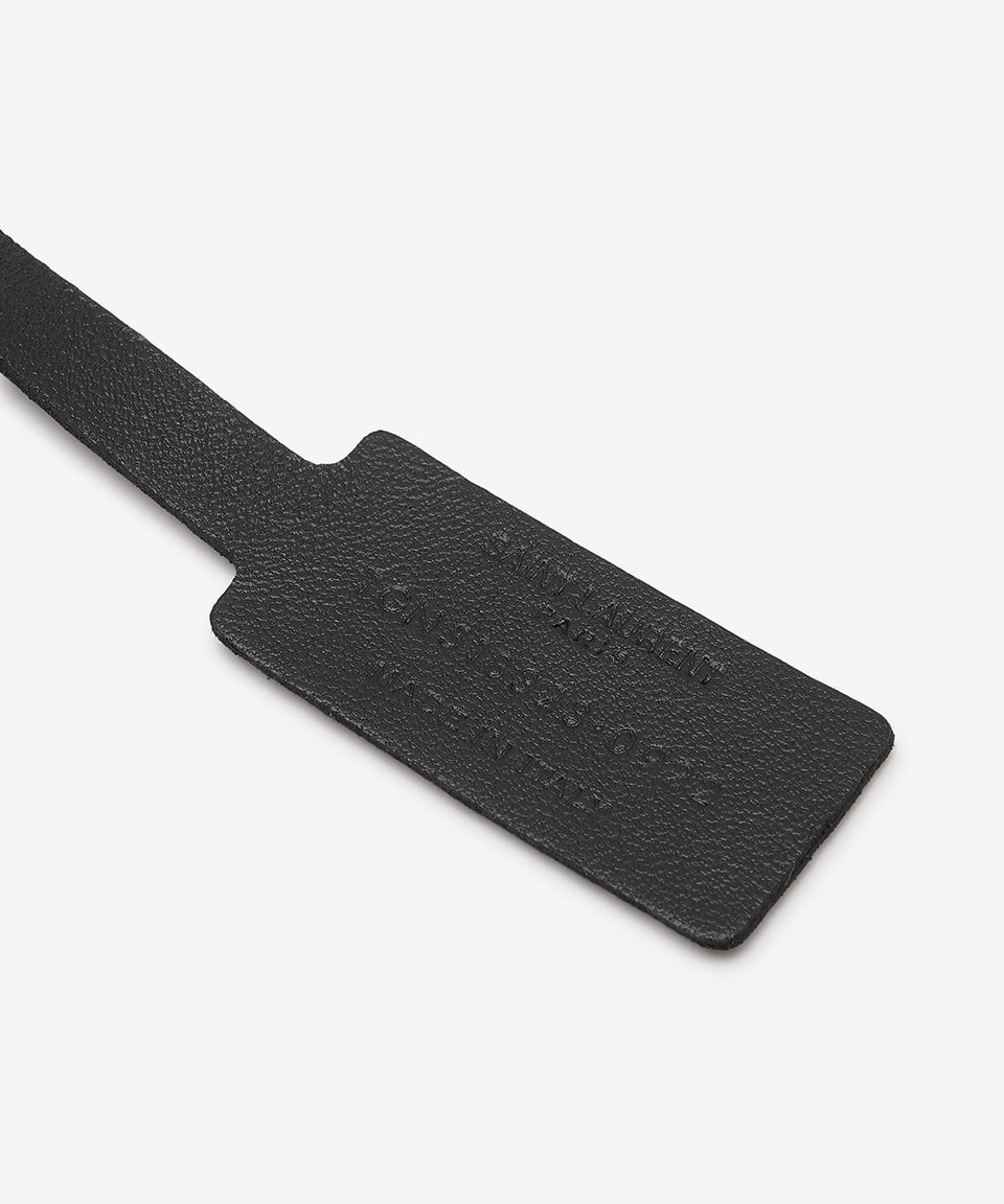 Common Monogram Keyring - Black