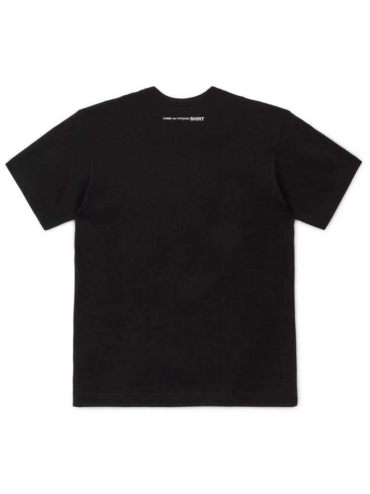 back logo short sleeve tee Black