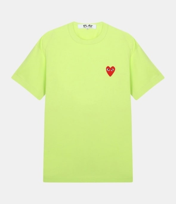 Red Heart Wappen Short Sleeve Tee Green