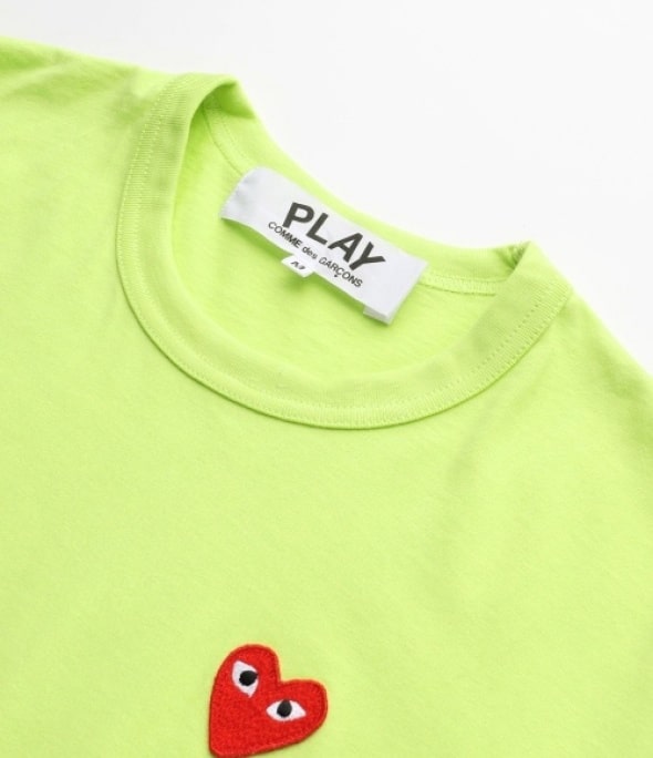 Red Heart Wappen Short Sleeve Tee Green