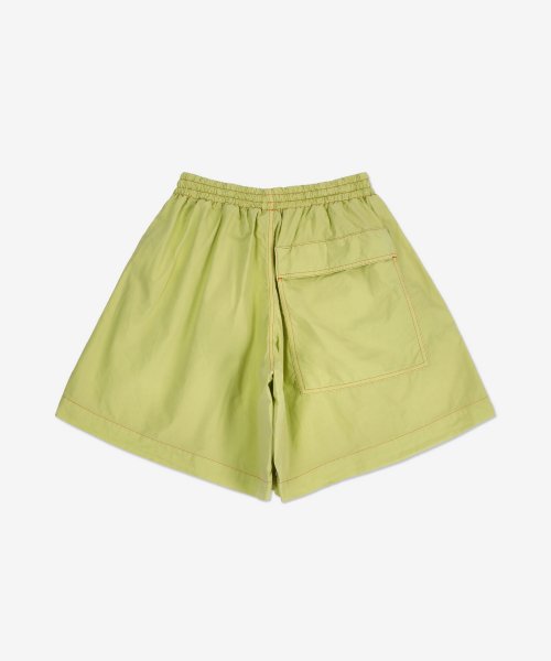 Men's Elastic Shorts Pants - Apple Green