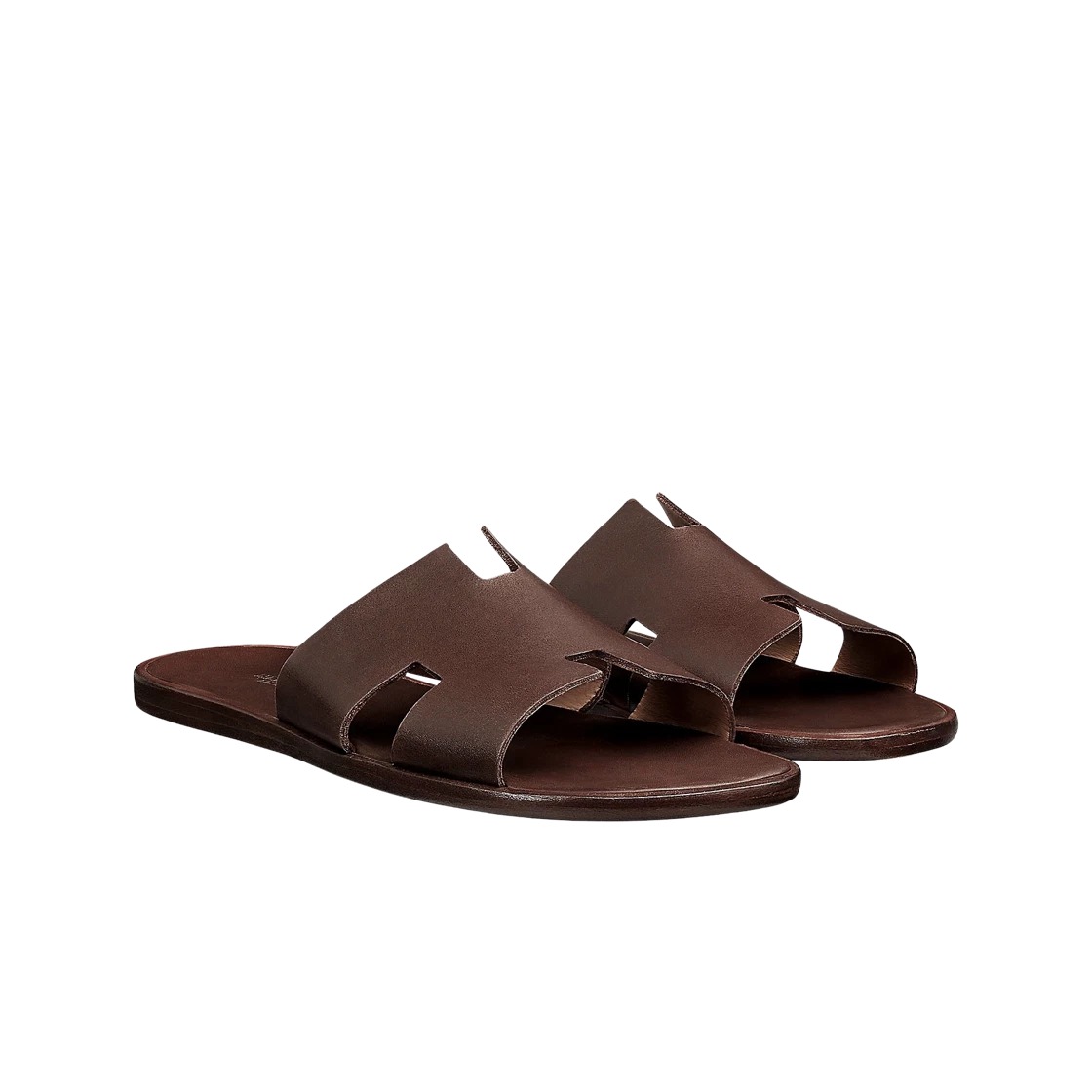 Hermes Izmir Sandal Calfskin & Moka