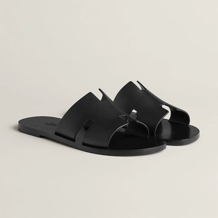 Hermes Izmir Sandal Calfskin & Noir