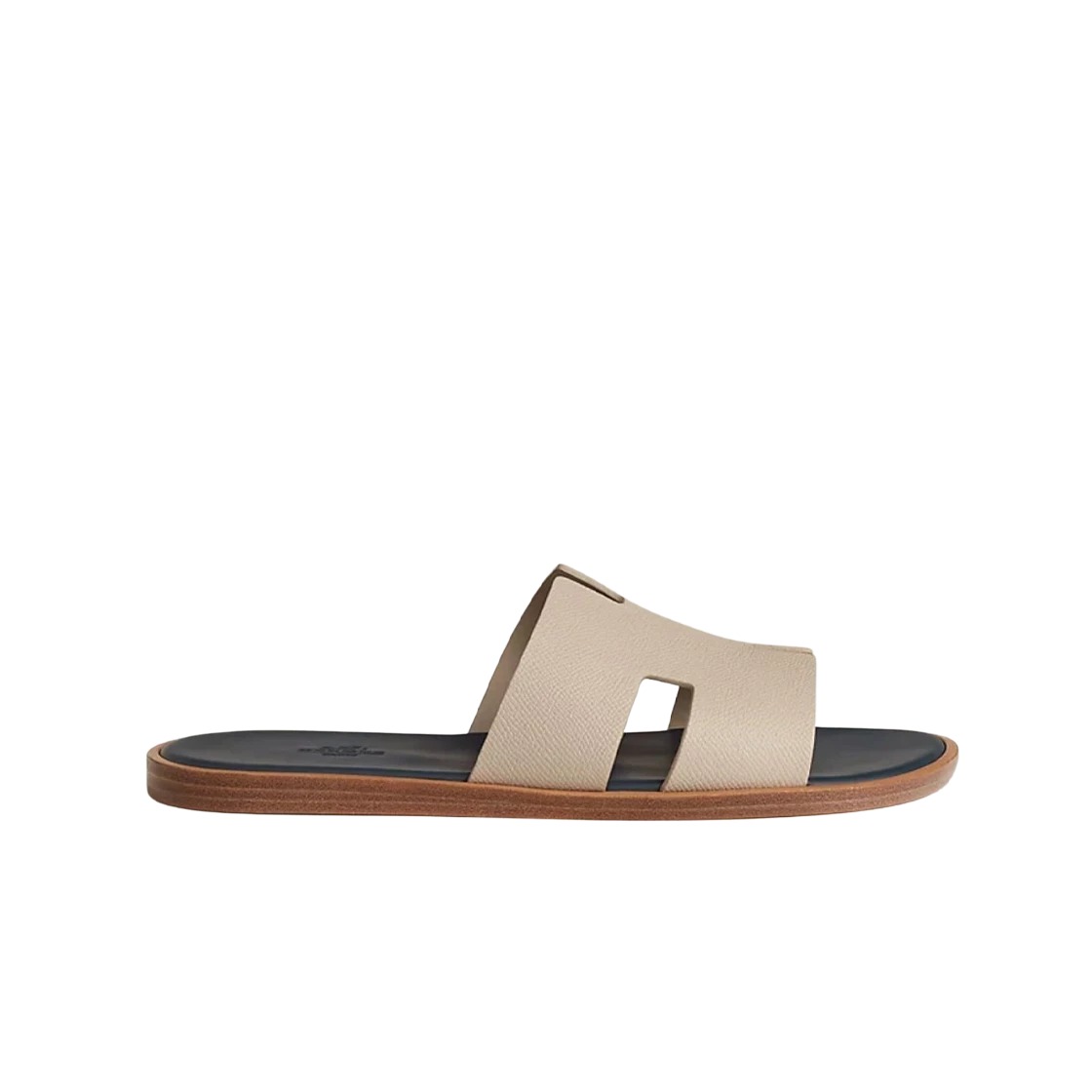 Hermes Izmir Sandal Epsom & Blanc Gomme Bleu Celeste
