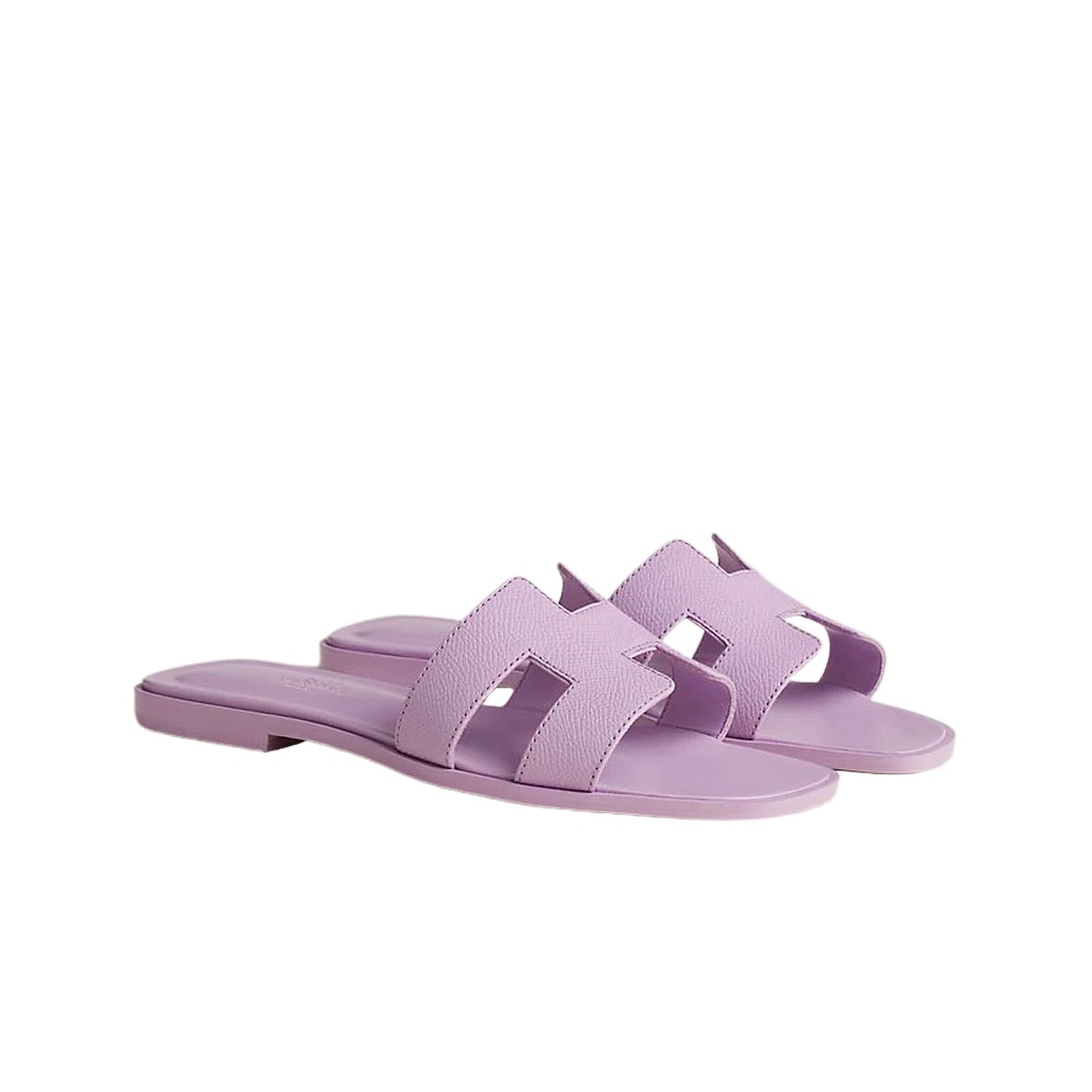 Hermes Oran Sandal Epsom & Violet Amethyste