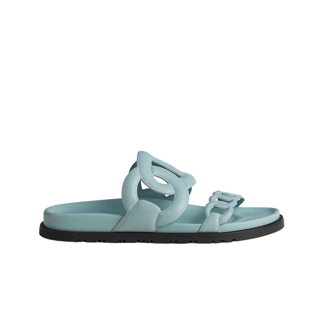 Hermes Extra Sandal Nappa & Vert Deau