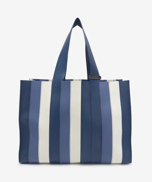 Public peralepipedo pudding cross-body bag - Blue