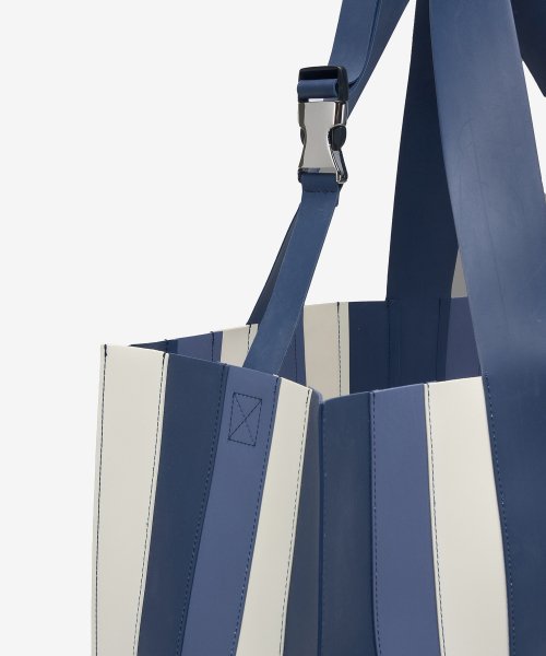 Public peralepipedo pudding cross-body bag - Blue