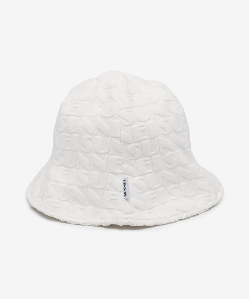 Common all-over towelling bucket hat - Off-white