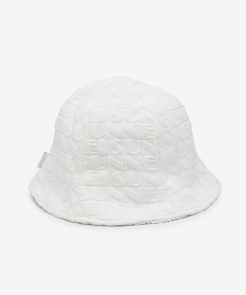 Common all-over towelling bucket hat - Off-white