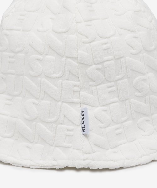 Common all-over towelling bucket hat - Off-white