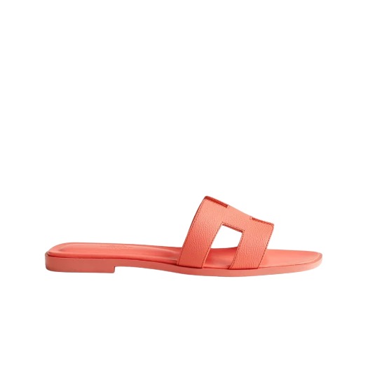 Hermes Oran Sandal Epsom & Orange Joey