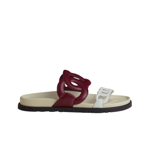 Hermes Extra Sandal Nappa & Rouge Marsala