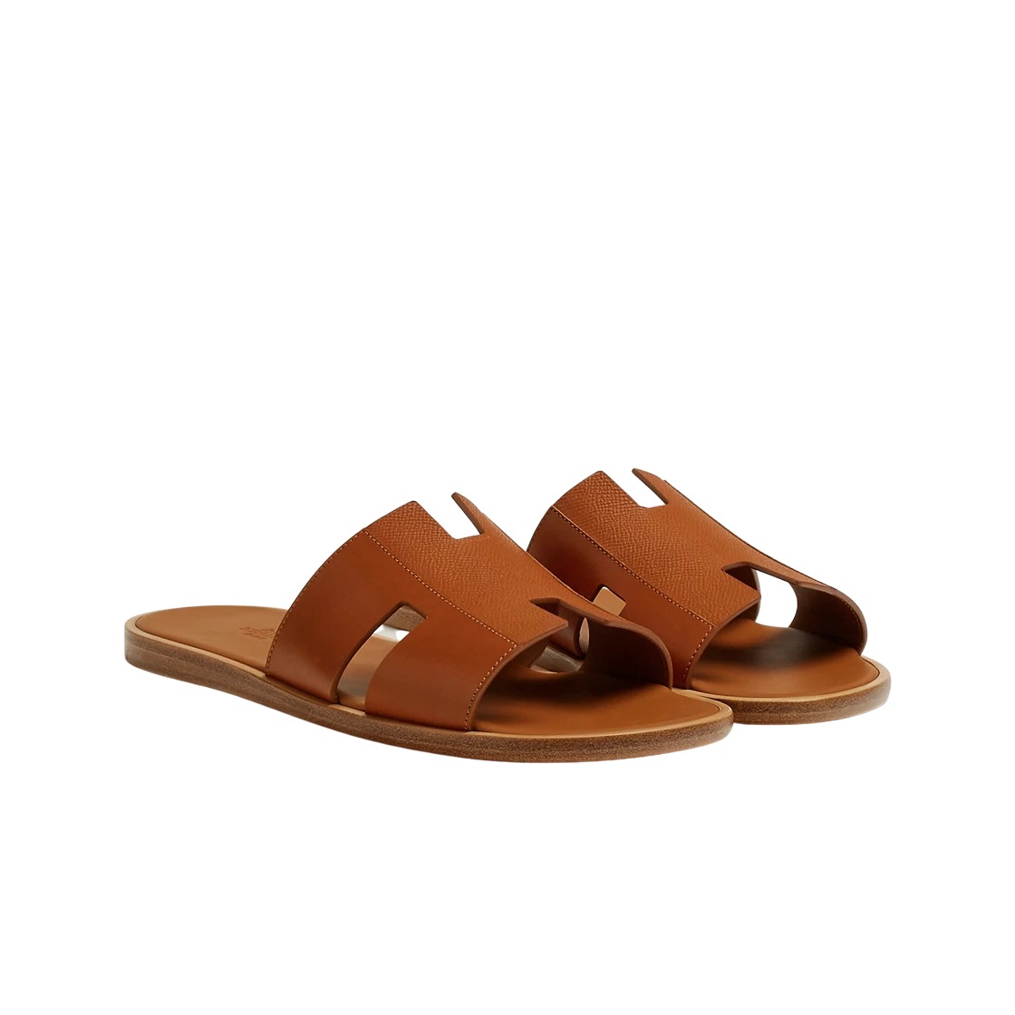 Hermes Izmir Sandal Calfskin Epsom & Naturel H