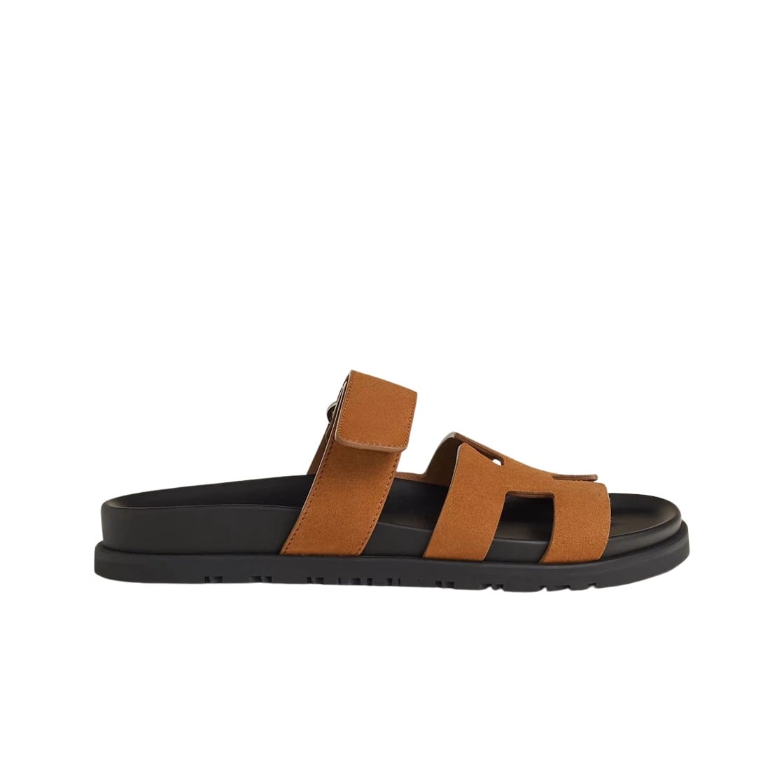 (W) Hermes Chypre Sandal Suede Goatskin & Naturel