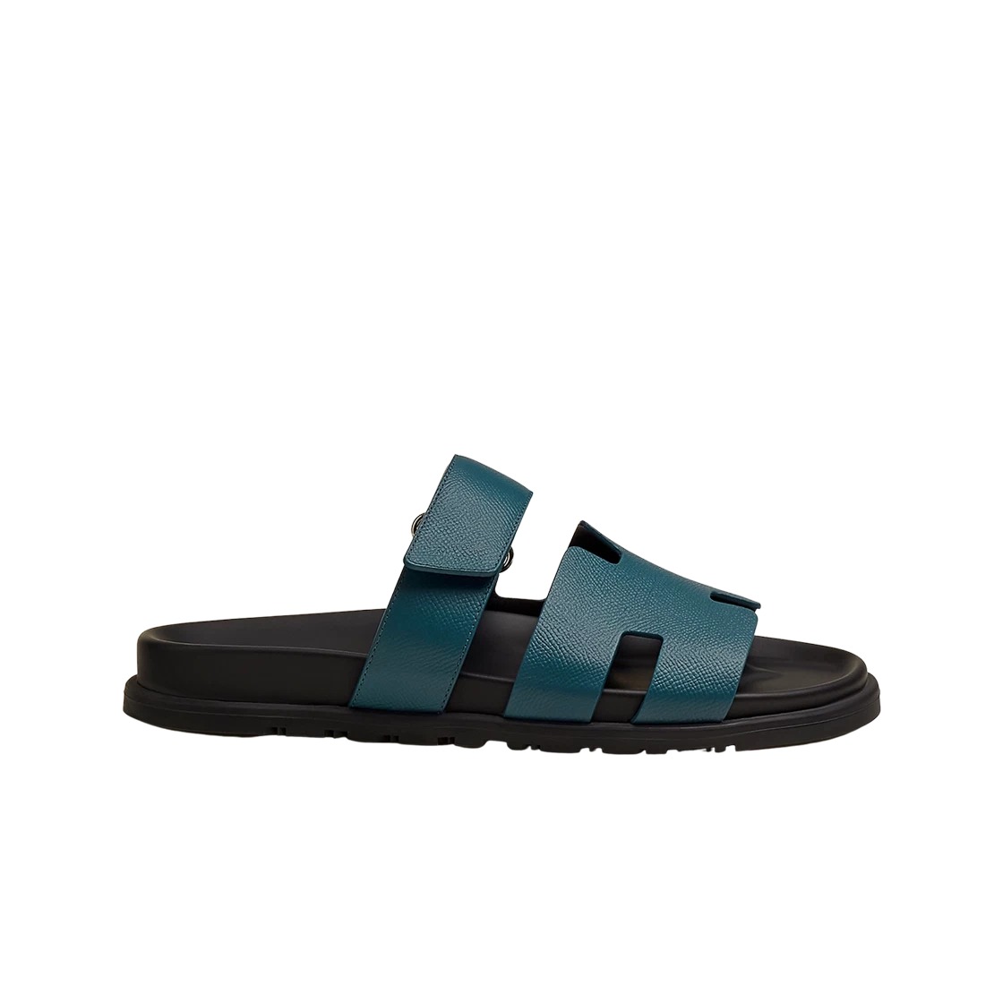 Hermes Chypre Sandal Epsom & Bleu Canard