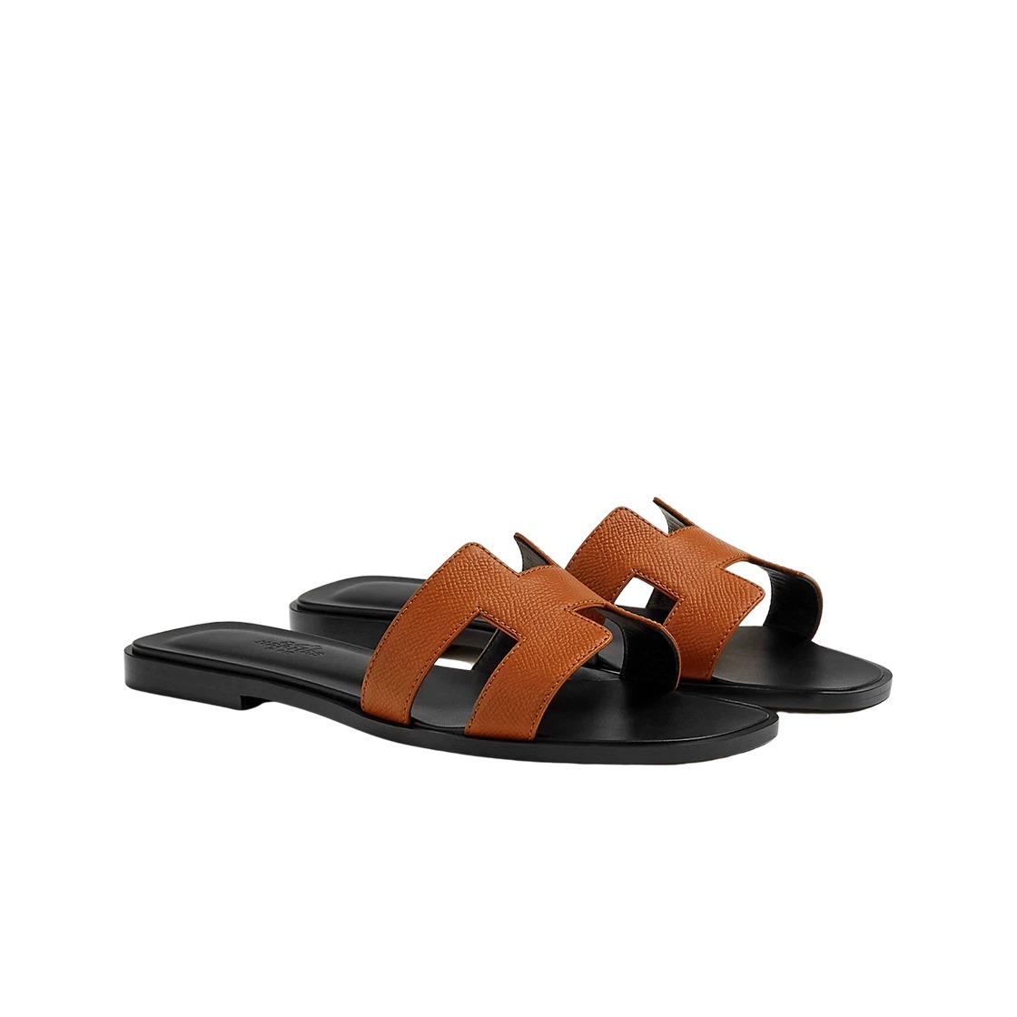Hermes Oran Sandal Epsom & Naturel