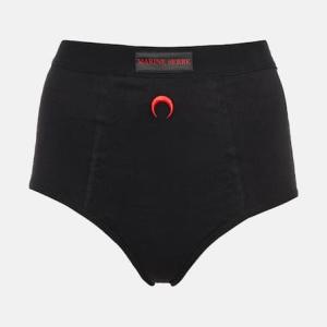 Ribbed-knit cotton briefs