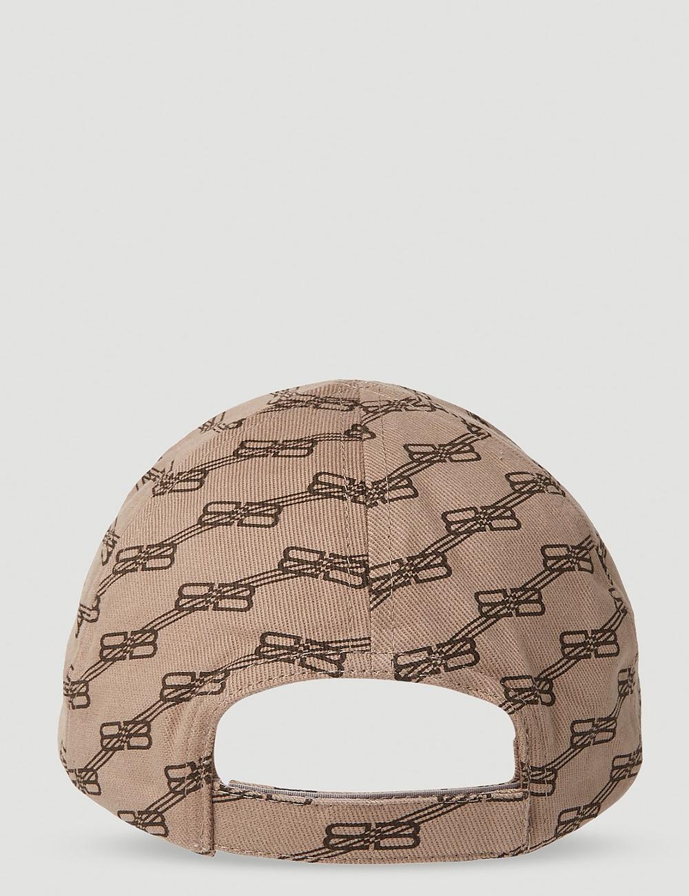 Balenciaga BB Monogram Cap Beige