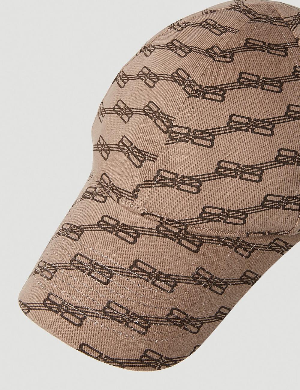 Balenciaga BB Monogram Cap Beige