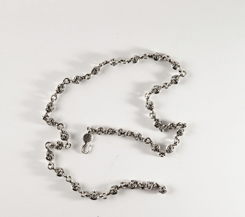 24 inch cross ball necklace