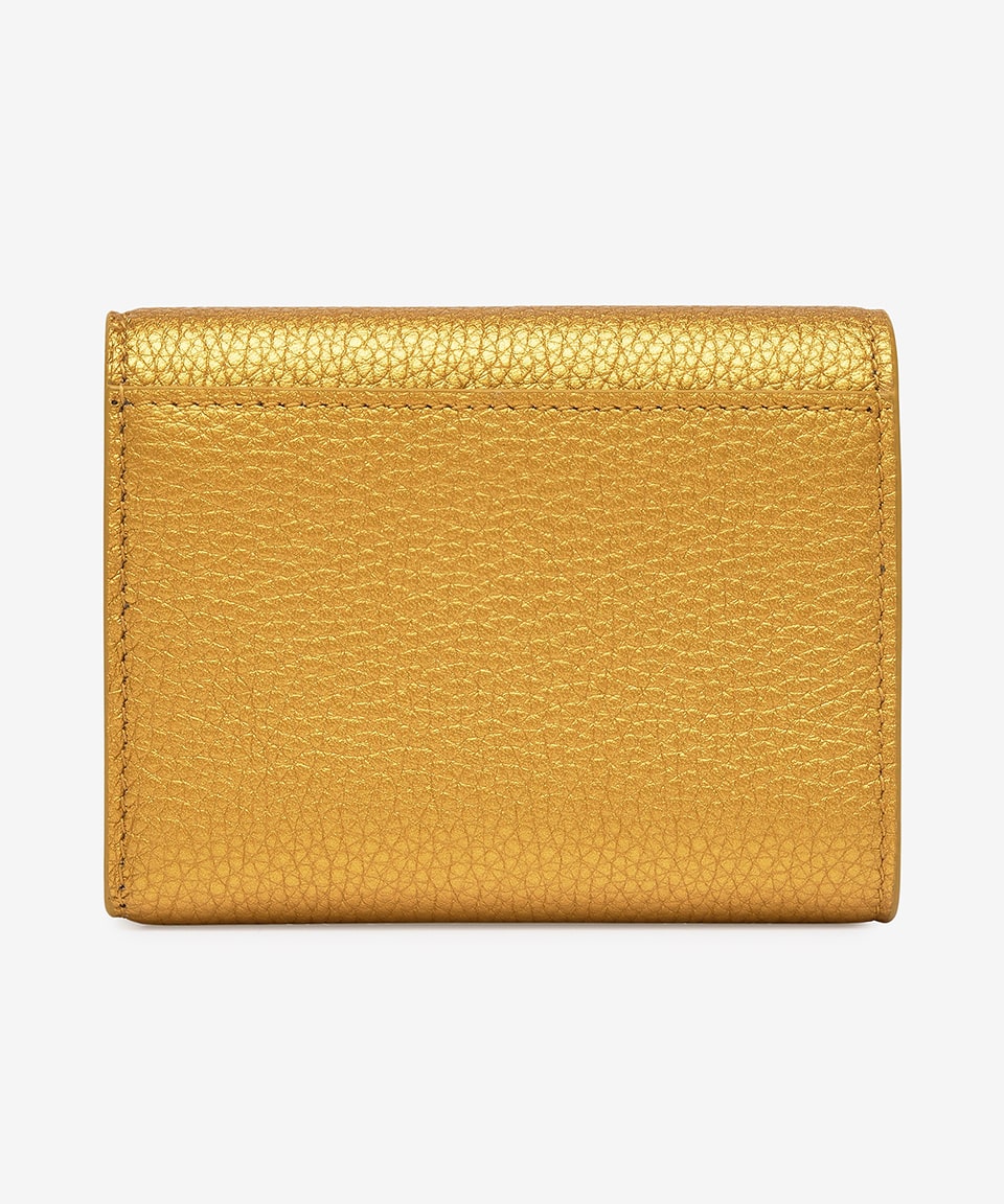 Women's Mini Cash Short Wallet - Gold