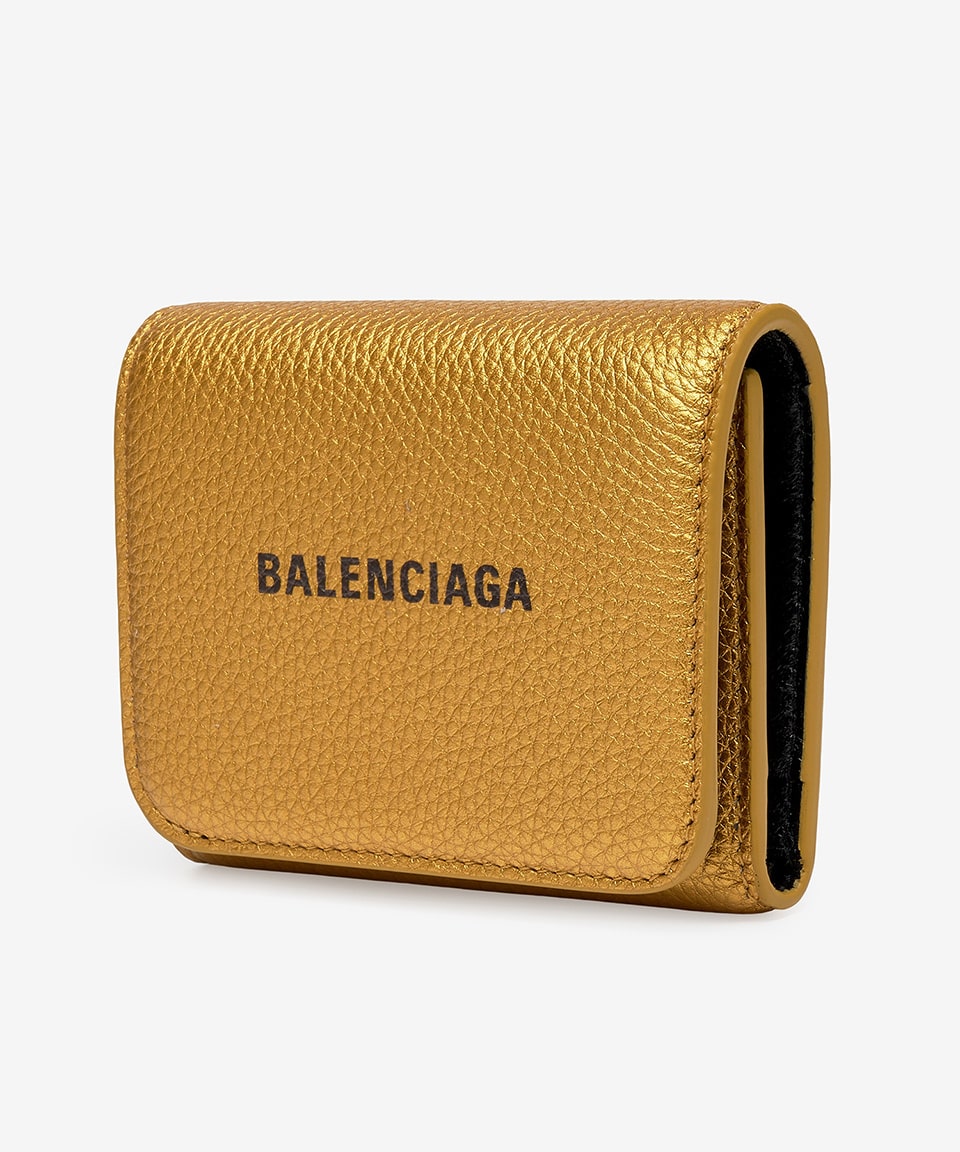 Women's Mini Cash Short Wallet - Gold