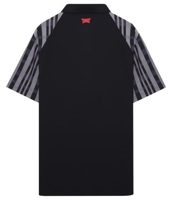 additional production Comfort Fit S/S Plaid Block Sleeve Polo